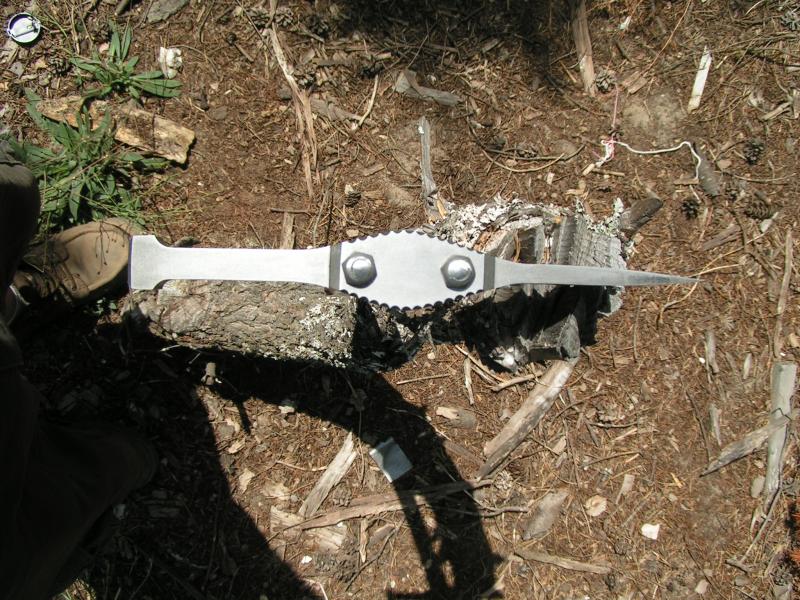 long hammer poll gray finish tomahawk head filework on langet cap